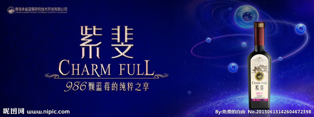 藍(lán)莓酒海報圖片